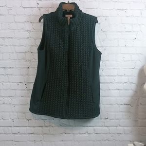 New Susan Graver Black vest size 1x